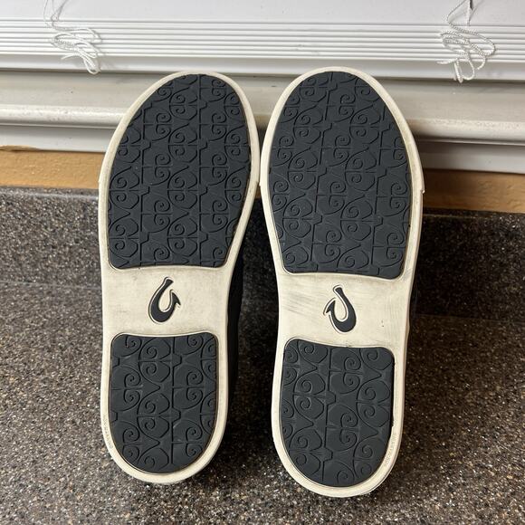 Olukai Gray Textile Slip On Shoes Women's Size 9 Comfort Casual Sneakers Low Top - Picture 9 of 10